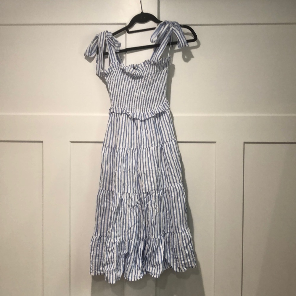 Vici dolls dress. Worn once. Size small. Seersucker.